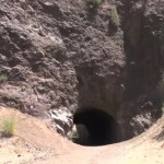 The entrance to Bronson Cave, famous for the TV series Batman
