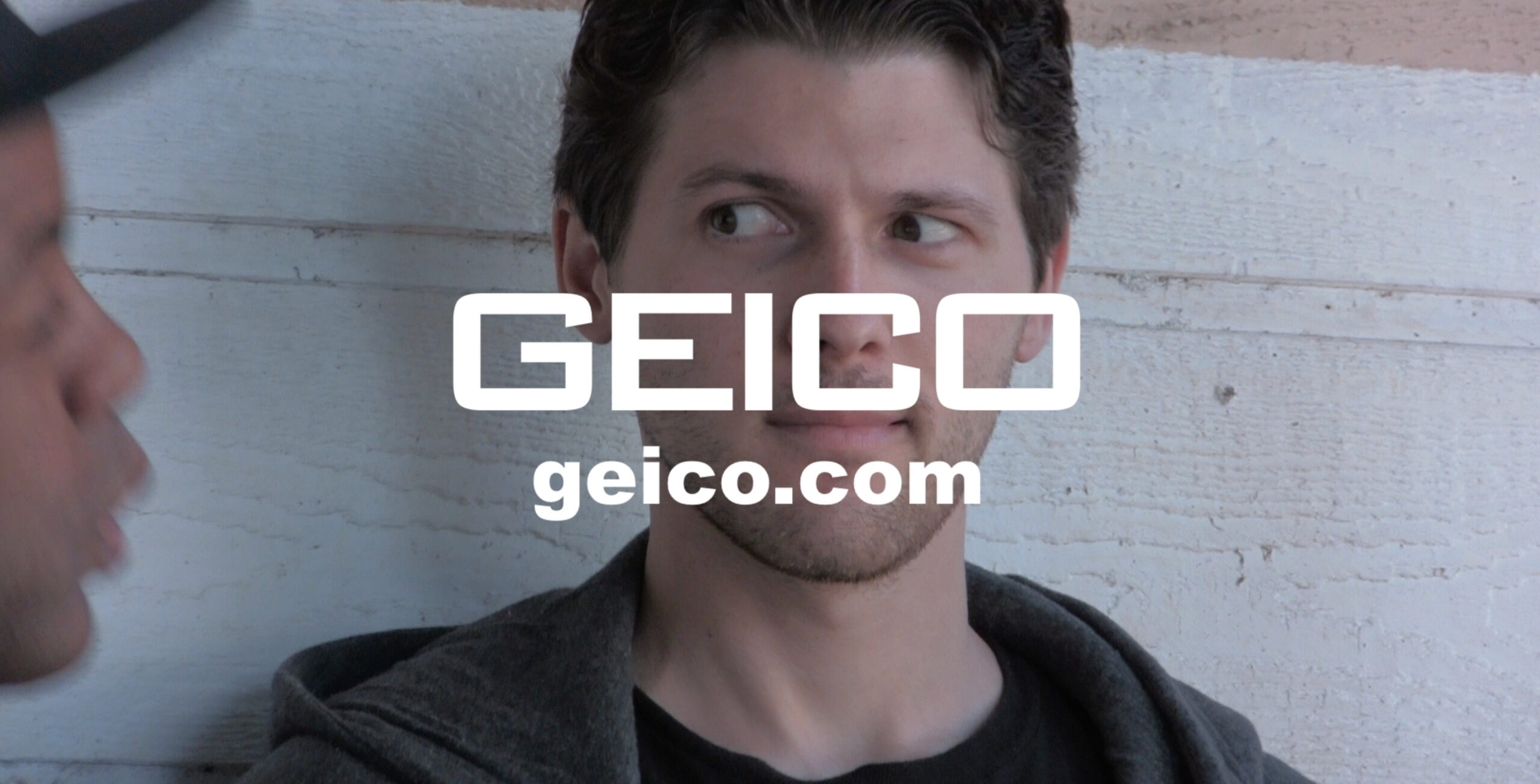 still from Pirromount's Geico parody commercial