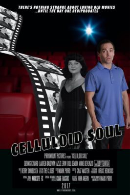 Lauren Baldwin and Dennis Kinard in Mark Pirro's 2017 movie "Celluloid Soul."
